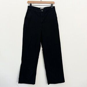 cotton on // black straight classic pants 10